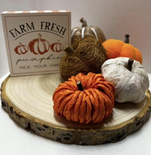 PICK YOUR OWN PUMPKIN CENTERPIECE